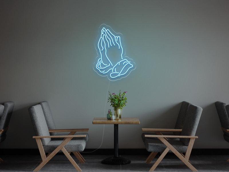Praying Hands - LED Neon Sign