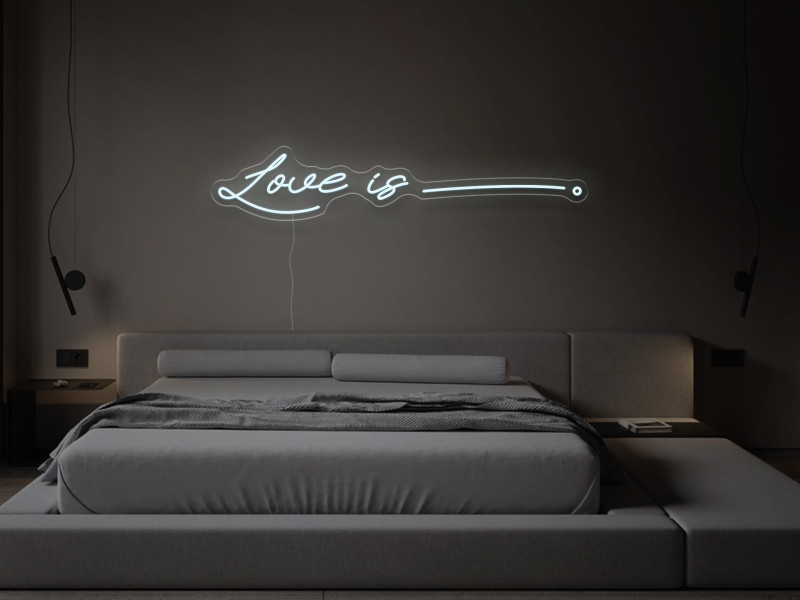 Love is - Semn Luminos LED Neon