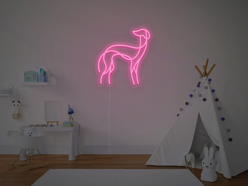 Greyhound - Signe lumineux au néon LED