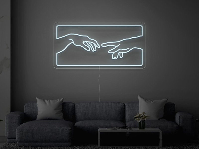 Creation of Adam - LED Neon Sign