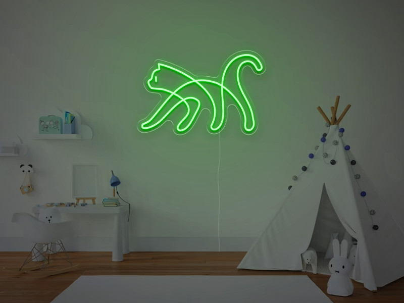 Katze - Neon LED Schild
