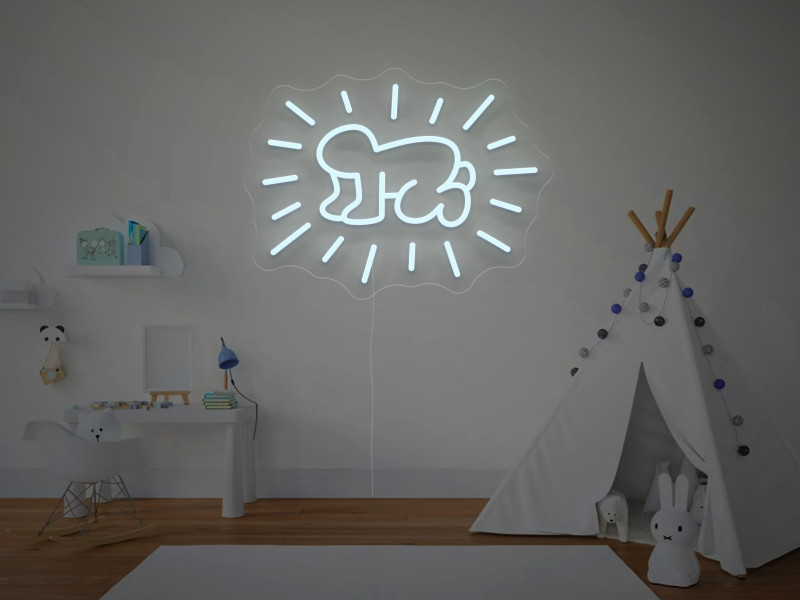 Keith Haring - Radiant Child - LED Neon Sign