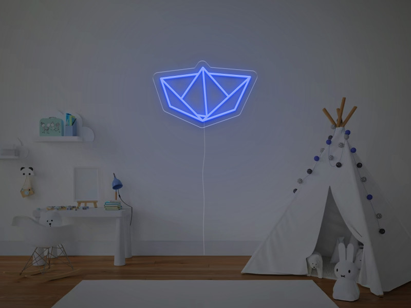 Paperboat - Neon LED Schild