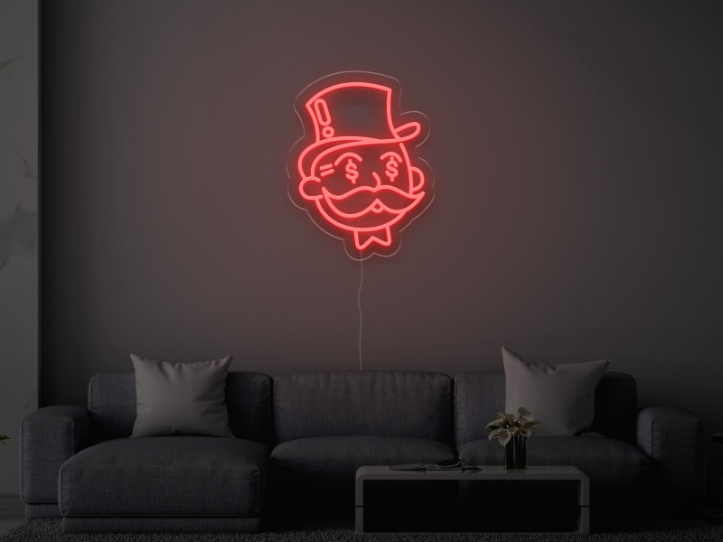 Monopoly - Semn Luminos LED Neon