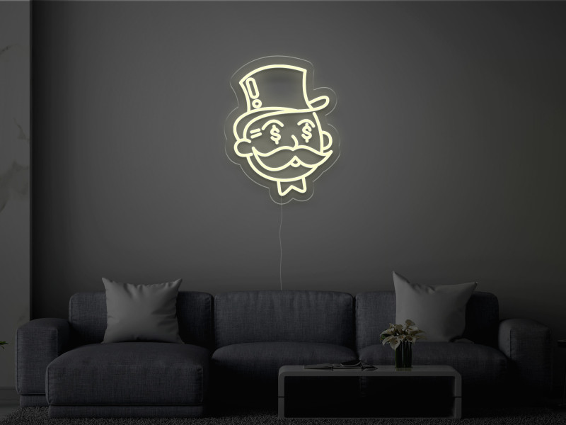 Monopoly - Signe lumineux au néon LED