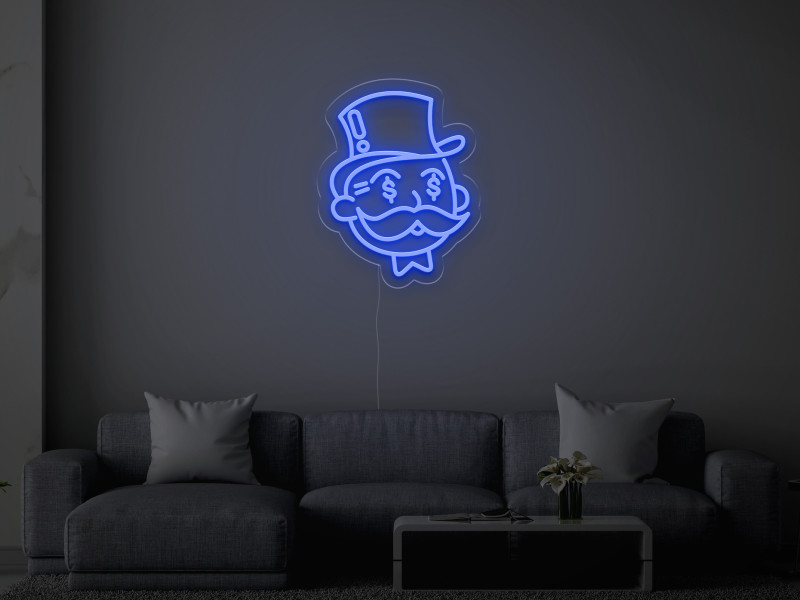 Monopoly - Signe lumineux au néon LED