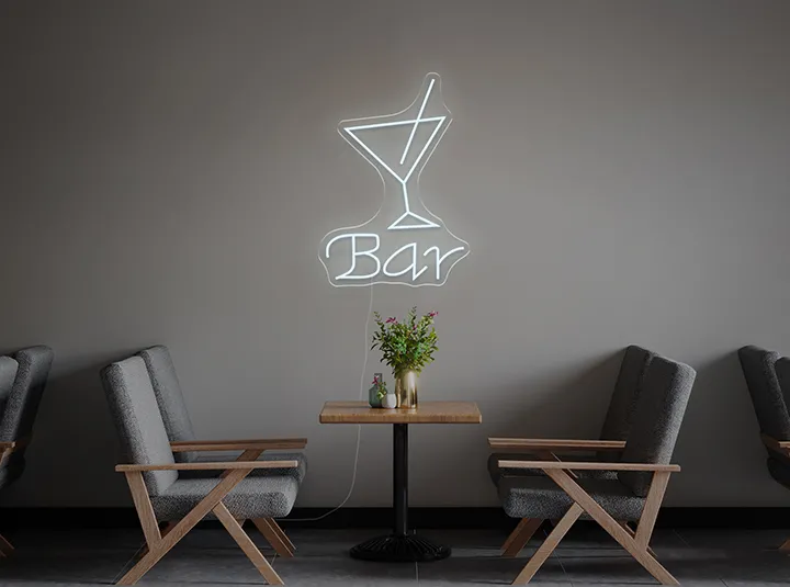 Cocktail & Bar - Semn Luminos LED Neon de Inchiriat
