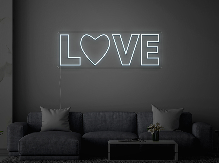 Love - Semn Luminos LED Neon de Inchiriat