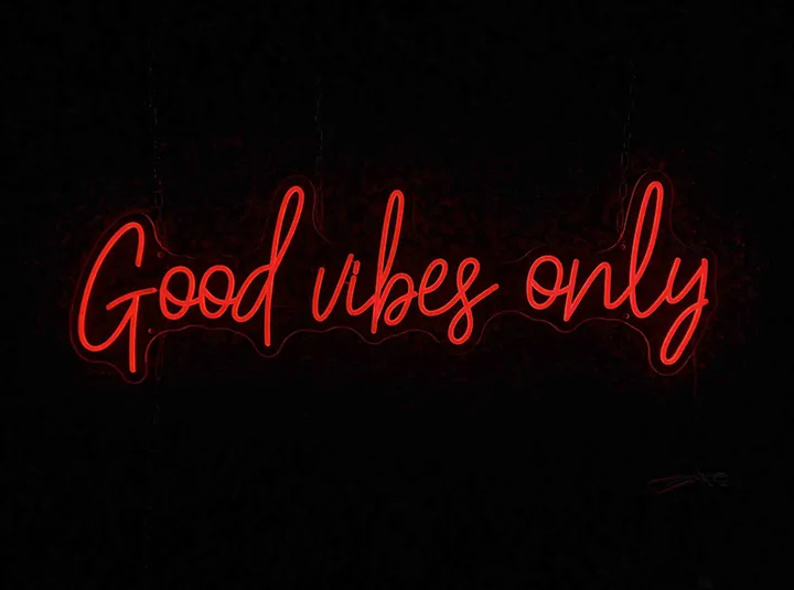 Good vibes only - LED Neon Sign