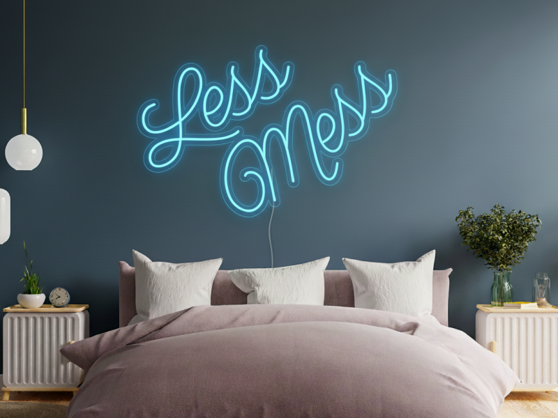 Less Mess - Semn Luminos LED Neon