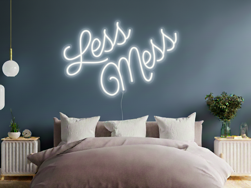 Less Mess - Semn Luminos LED Neon