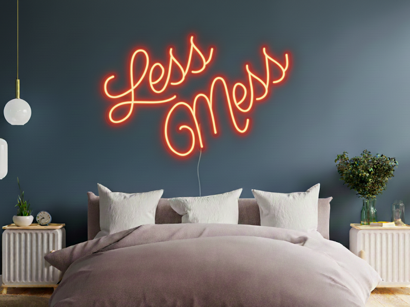 Less Mess - Semn Luminos LED Neon