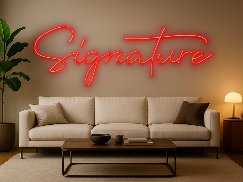 Signature - Semn Luminos LED Neon