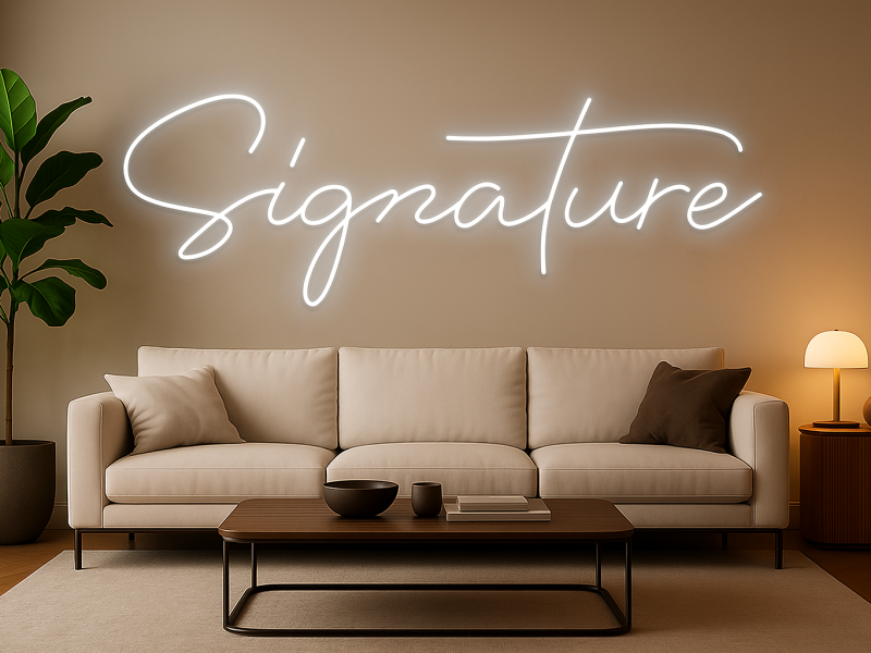 Signature - Semn Luminos LED Neon