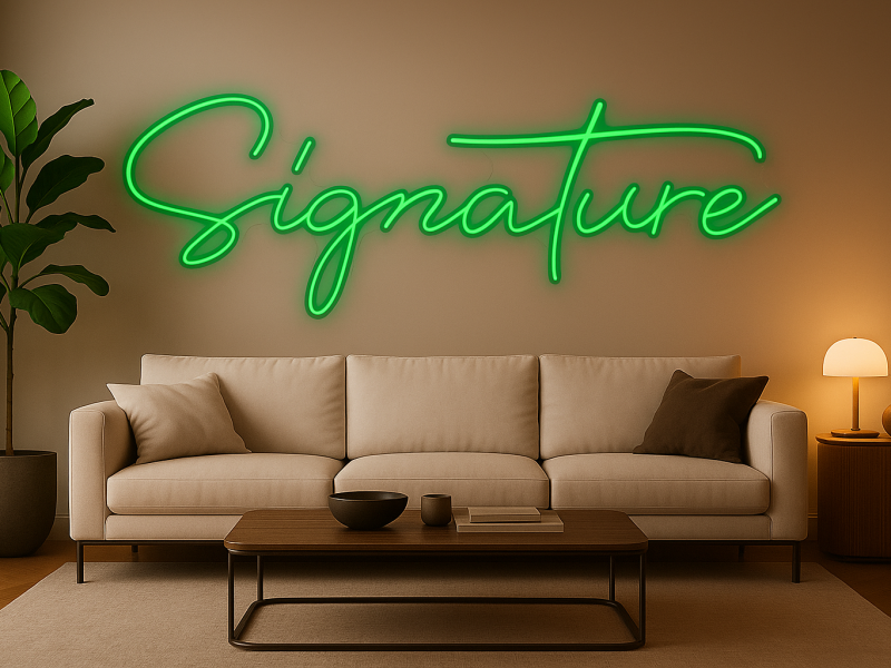 Signature - Semn Luminos LED Neon