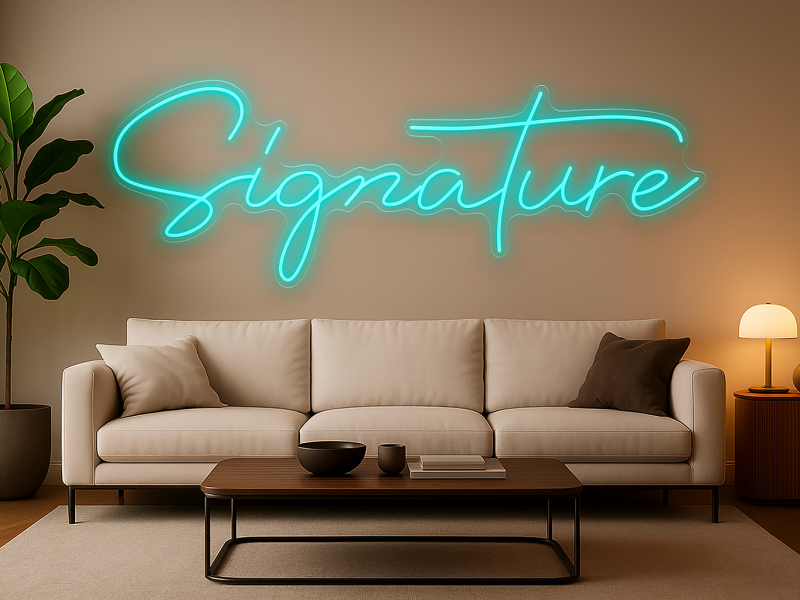 Signature - Semn Luminos LED Neon