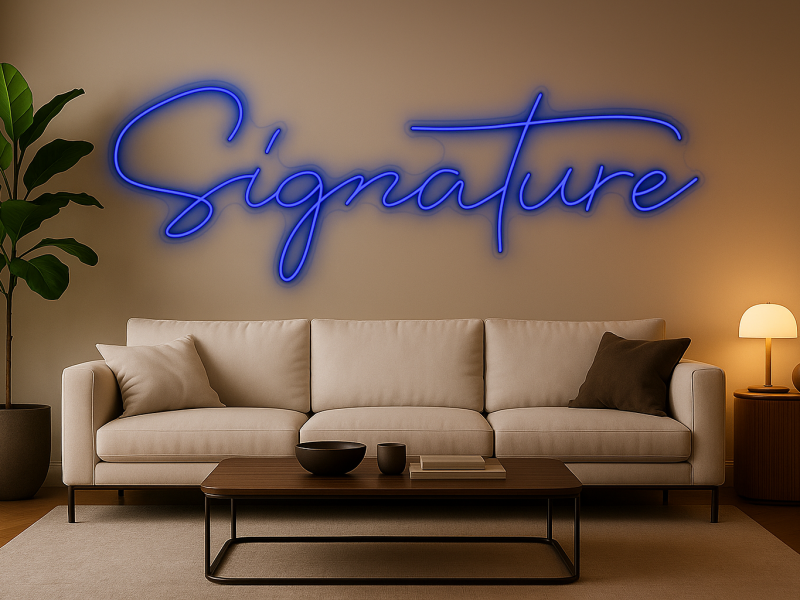 Signature - Semn Luminos LED Neon