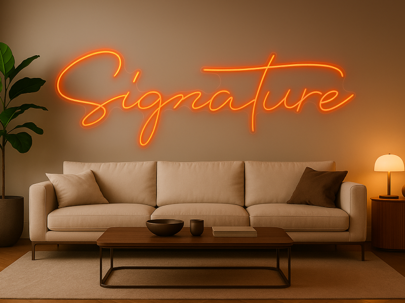 Signature - Semn Luminos LED Neon