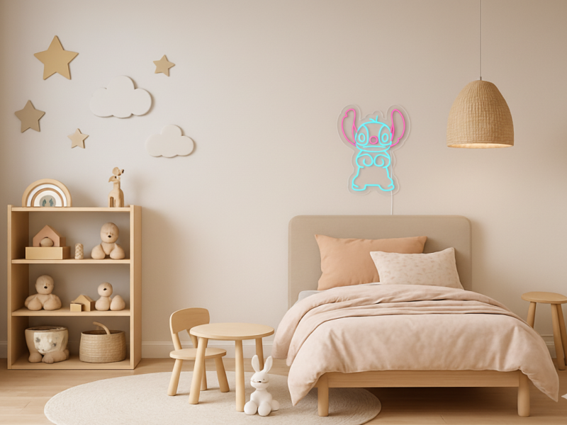 Stitch - Semn Luminos LED Neon