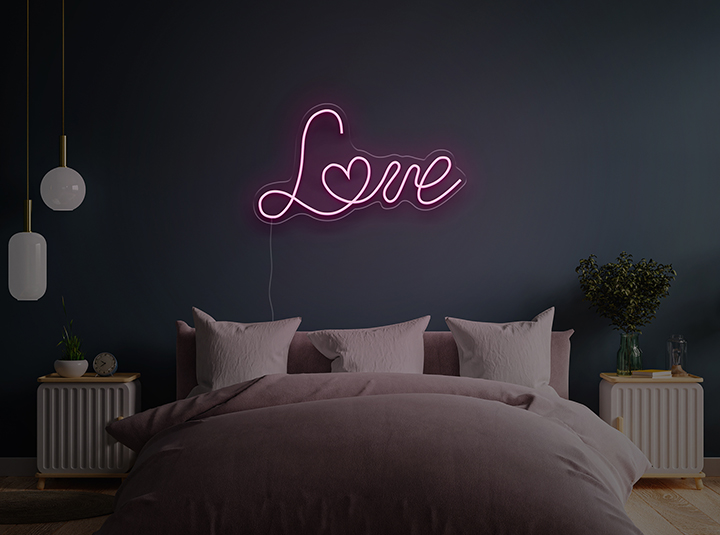 Love - Neon LED Schild