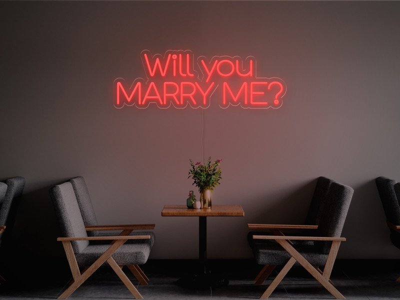 Will you marry me-Neon LED Sign