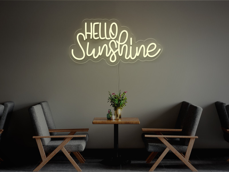Hello Sunshine-Neon LED Schild