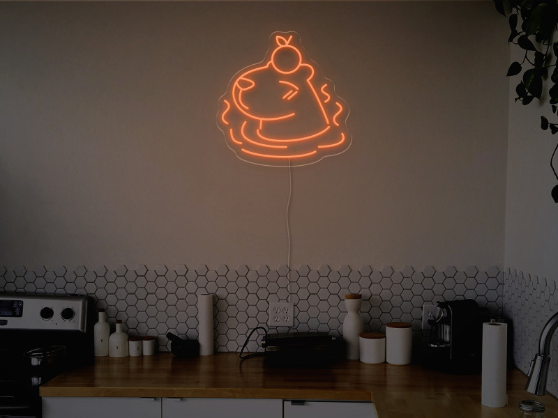 Capybara-Signe lumineux au néon LED