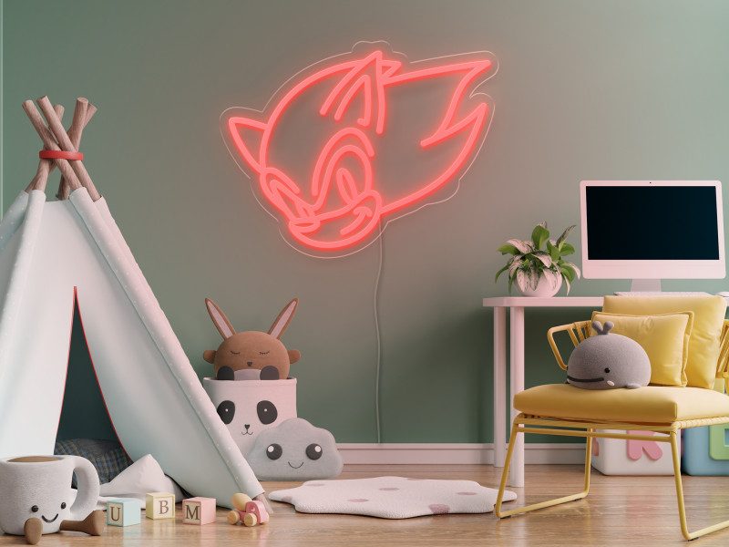 Sonic-Signe lumineux au néon LED