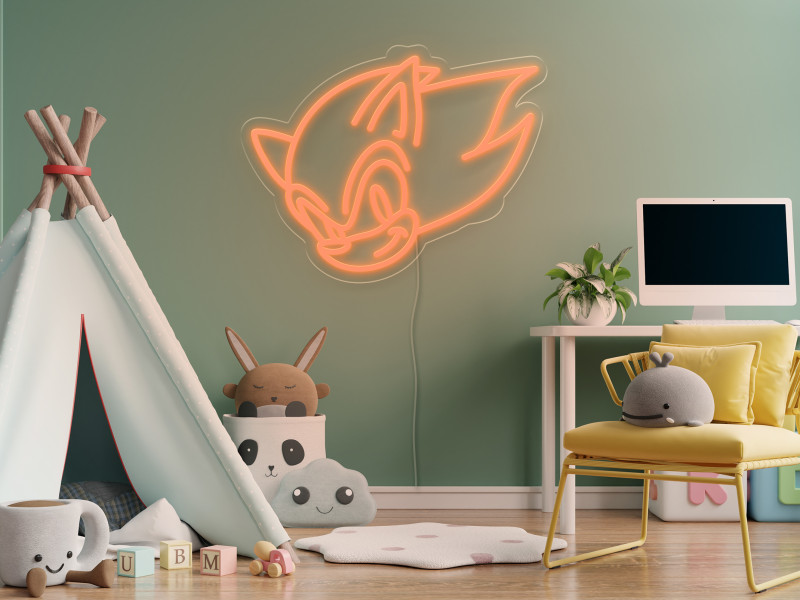 Sonic-Signe lumineux au néon LED