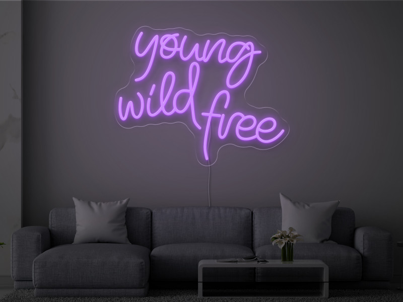 Young Wild Free-Semn Luminos Led Neon