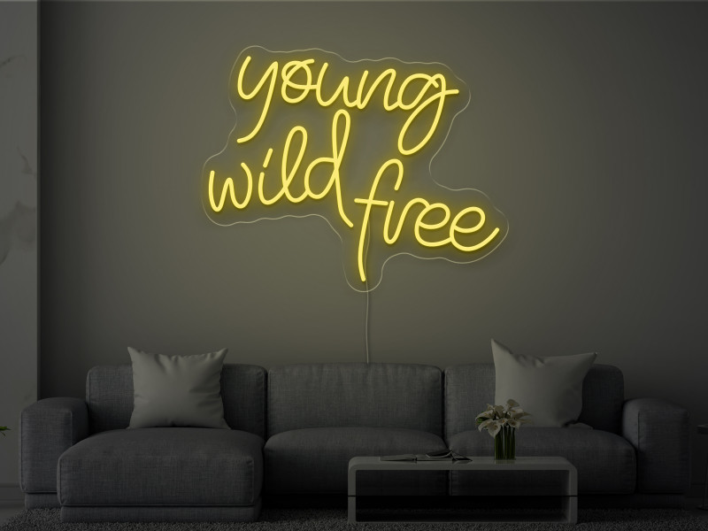 Young Wild Free-Semn Luminos Led Neon