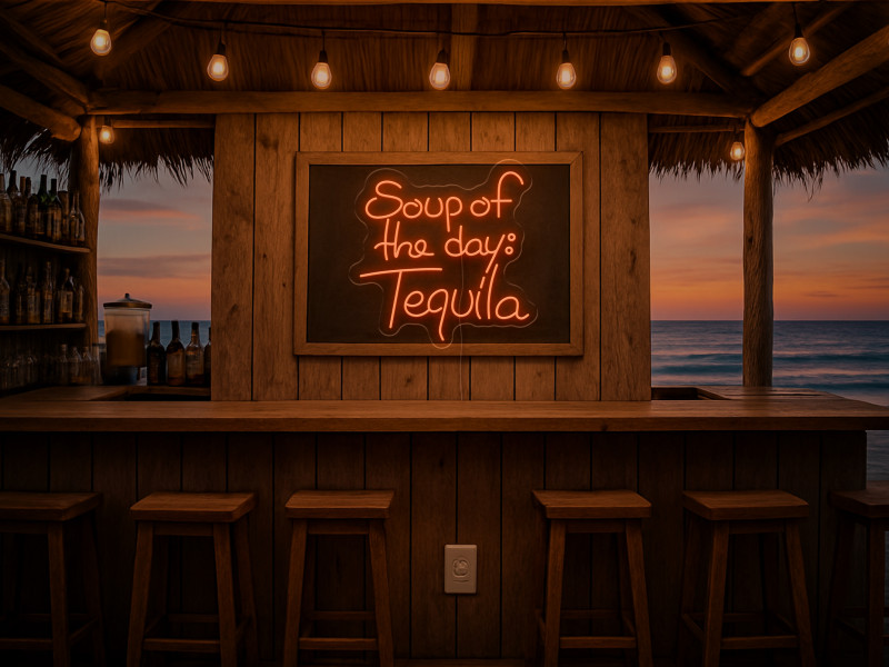 Soup of the day: Tequila-Neon LED Schild