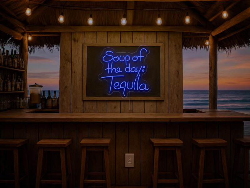 Soup of the day: Tequila-Neon LED Schild