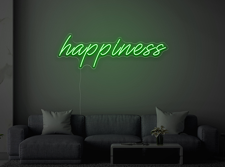 Happiness - Insegne al neon a LED