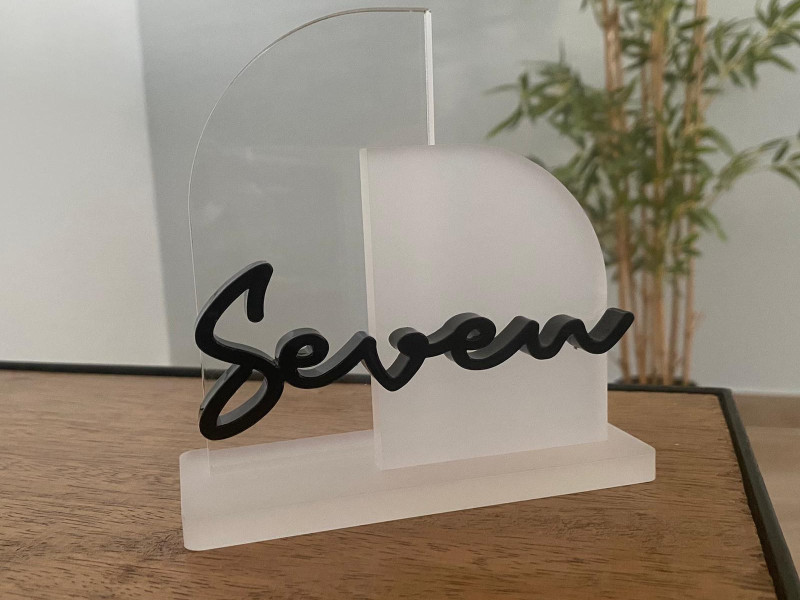 Număr de Masă Personalizat din Plexiglas