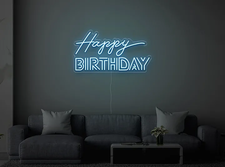 Happy BIRTHDAY - LED Neon Sign