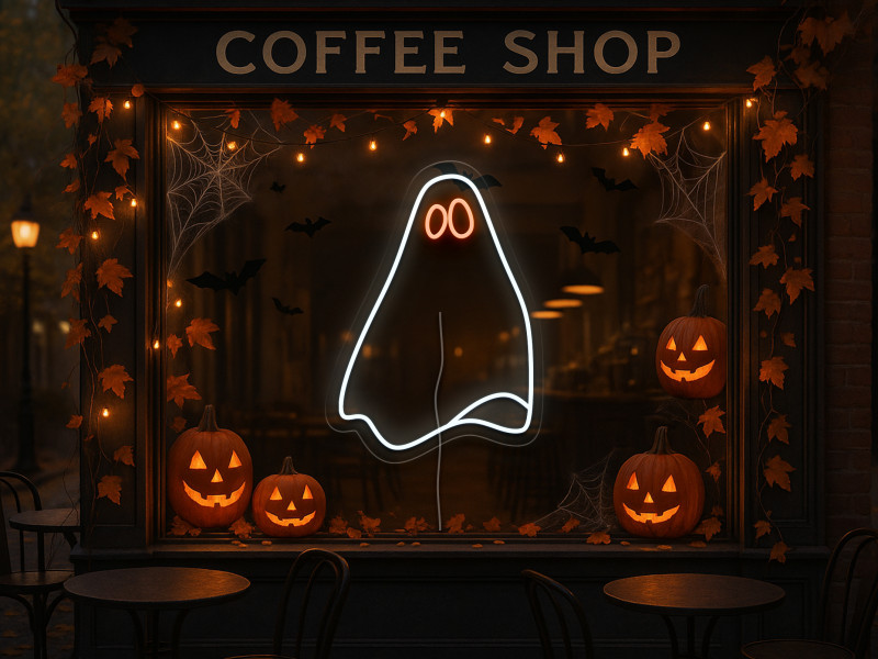Friendly ghost - Semn Luminos Led Neon
