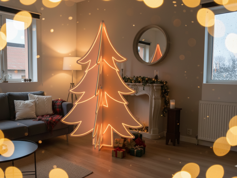 Brad Luminos LED din PVC cu Design 3D Modular