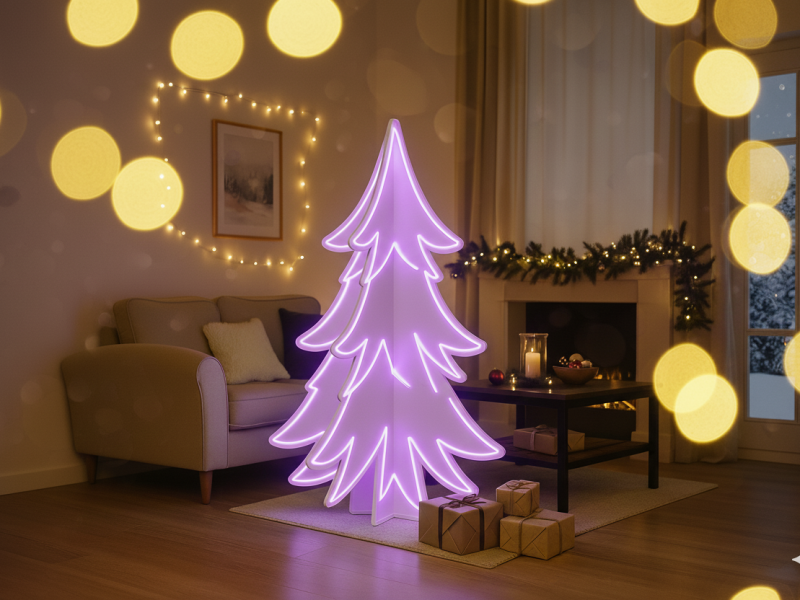 Brad Luminos LED din PVC cu Design 3D Modular