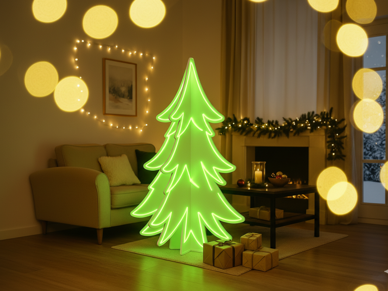 Brad Luminos LED din PVC cu Design 3D Modular