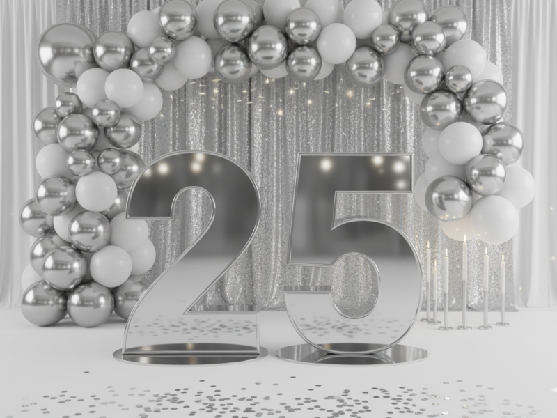 Cifre Plexiglas cu Suport 70 cm