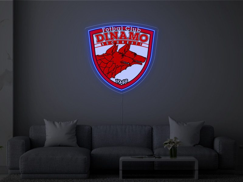 Dinamo București - Semn Luminos LED Neon