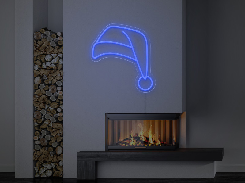 Santa`s Hat - Semn Luminos LED Neon