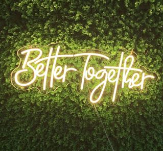 Better Together - Semn Luminos LED Neon de Inchiriat