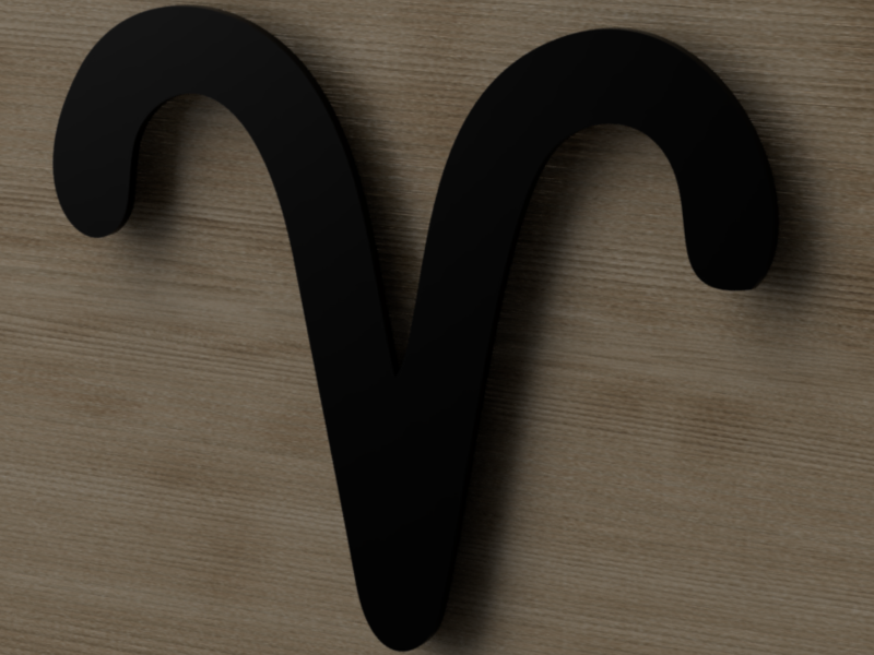 Aries - Semn Luminos LED Neon Backlight