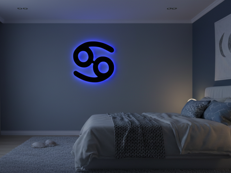 Cancer - Semn Luminos LED Neon Backlight