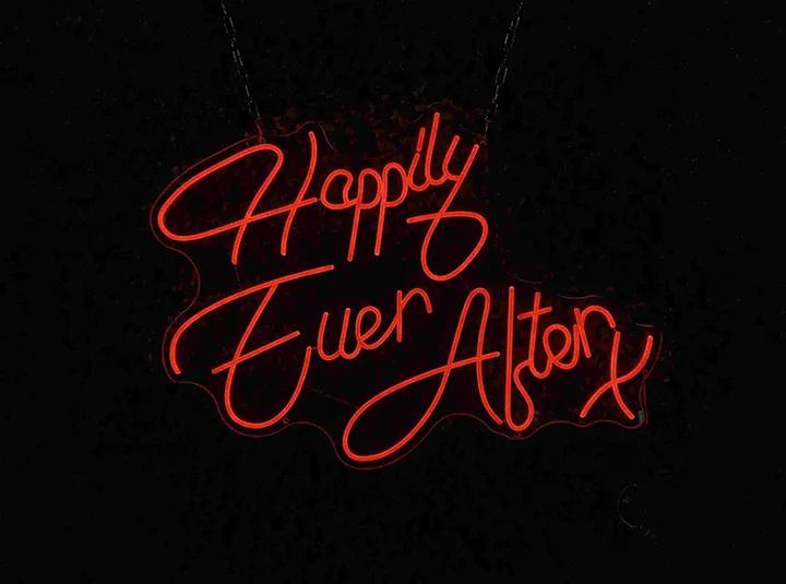 Happily Ever After X - Insegne al neon a LED