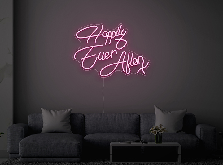 Happily Ever After X - Neon LED Schild