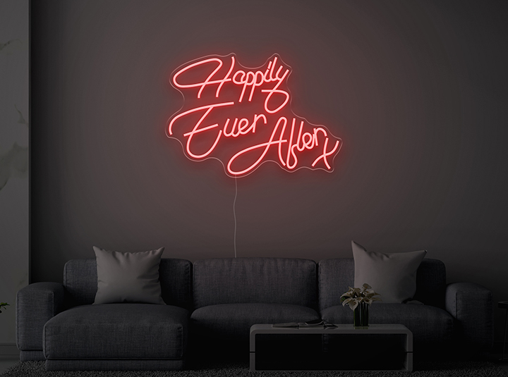 Happily Ever After X - Neon LED Schild