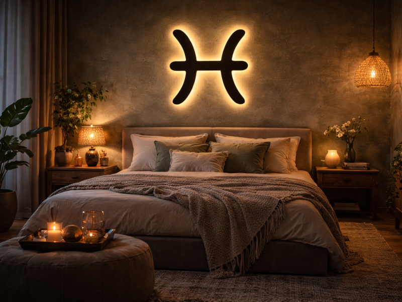 Pisces - Semn Luminos LED Neon